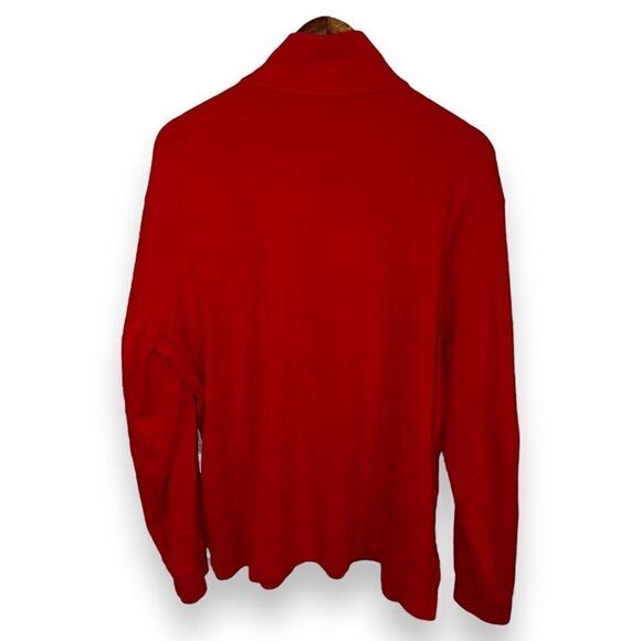 Polo Ralph Lauren Ralph Red 1/4 Zip Sweater Size L - Picture 8 of 8